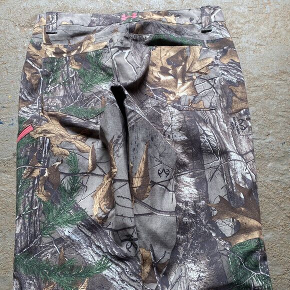 Under Armour Realtree Camo Hunting Pants Womens Size 6 (30x32) Ripstop Durable - Picture 6 of 7